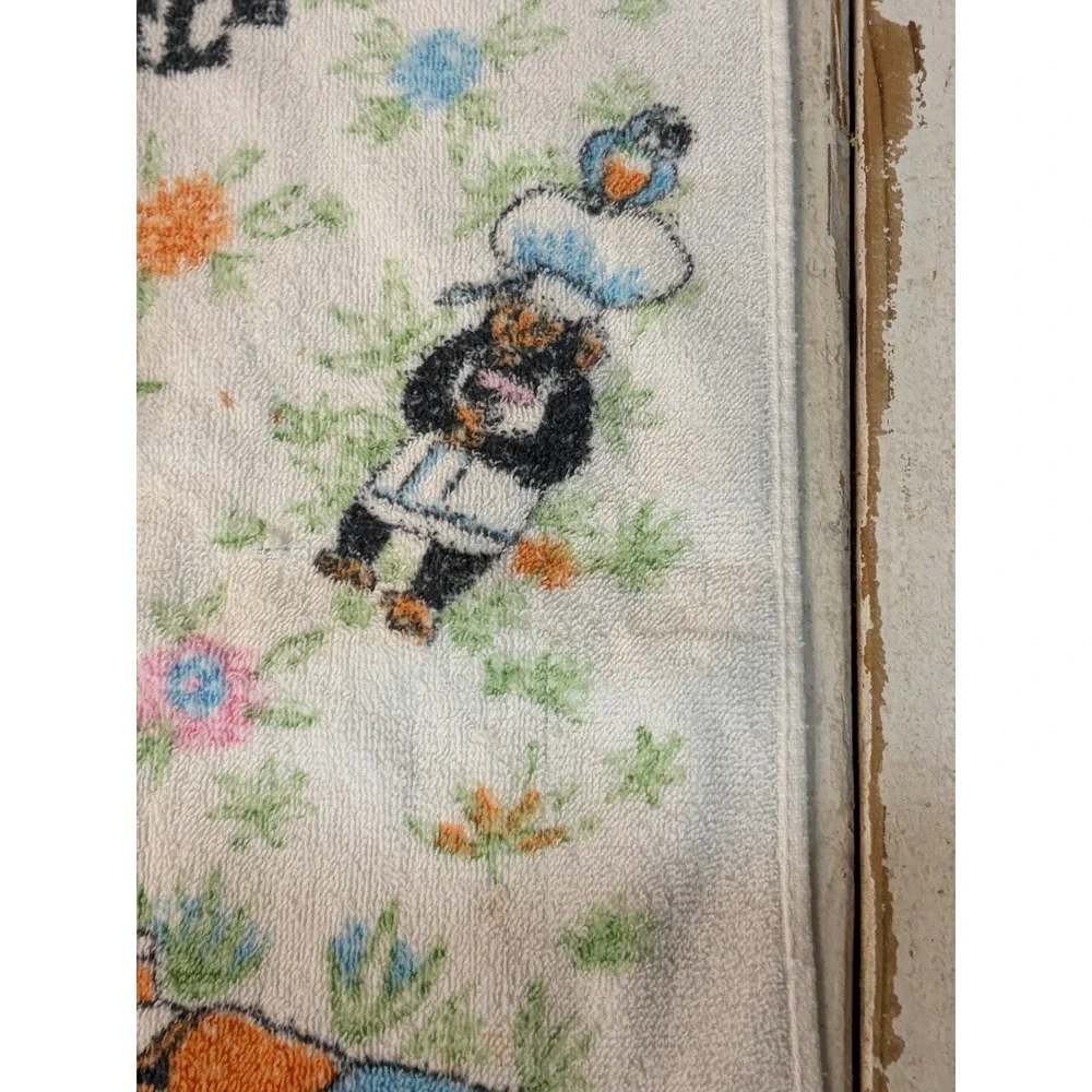 Vintage Cannon Doctor Dolittle Beach Towel White Cotton Pushmi-Pullyu 35x18